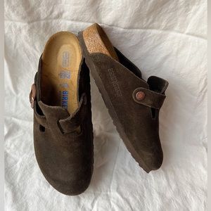 Birkenstock Boston suede mocha